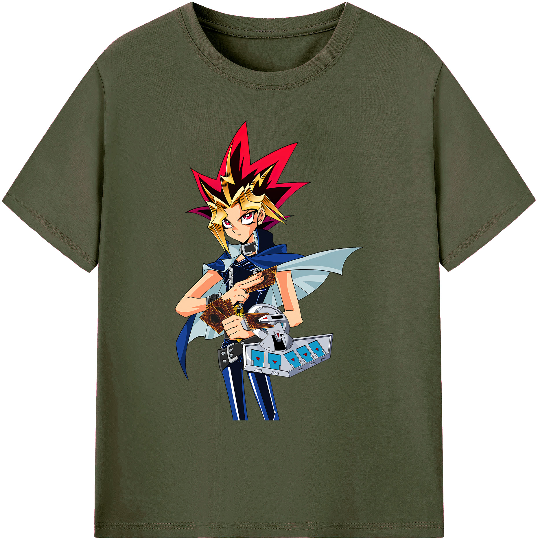 遊☆戯☆王 Yu-Gi-Oh! 綿100％ メンズ半袖Tシャツ｜肌触りやわらか＆通気性